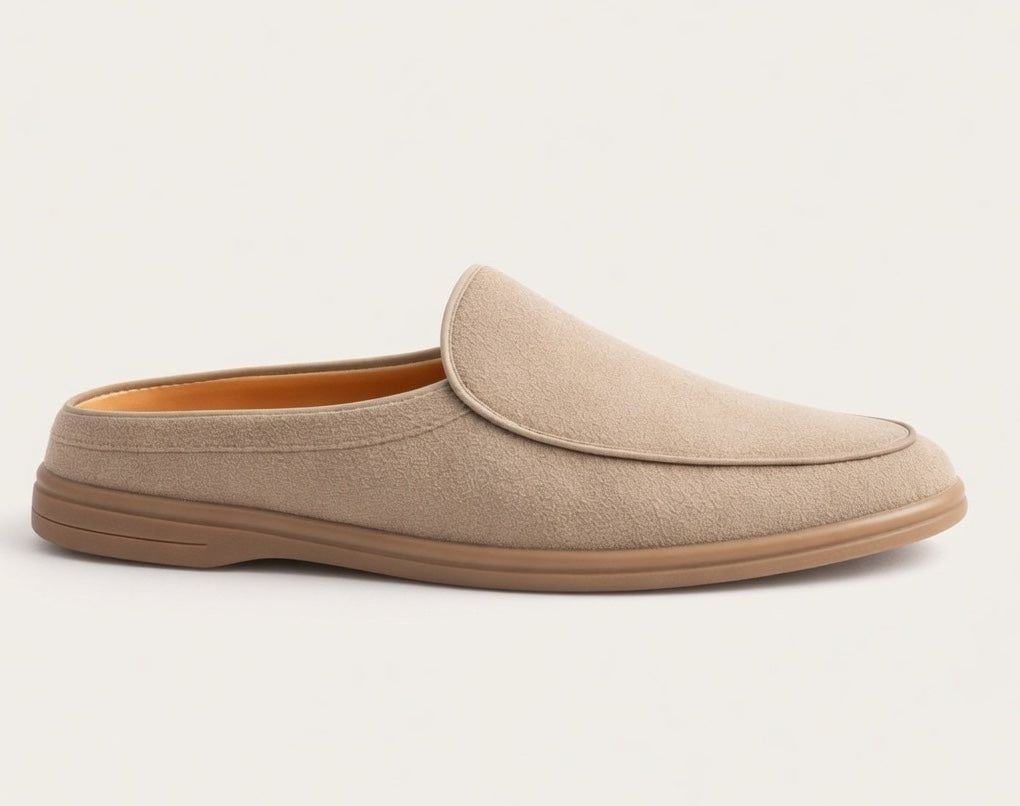 SIENNA BEIGE | SUEDE LEATHER MULE