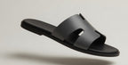 NERO GREY | LEATHER STRAP SANDAL