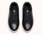 MARE BLACK | CROCO LEATHER SNEAKER