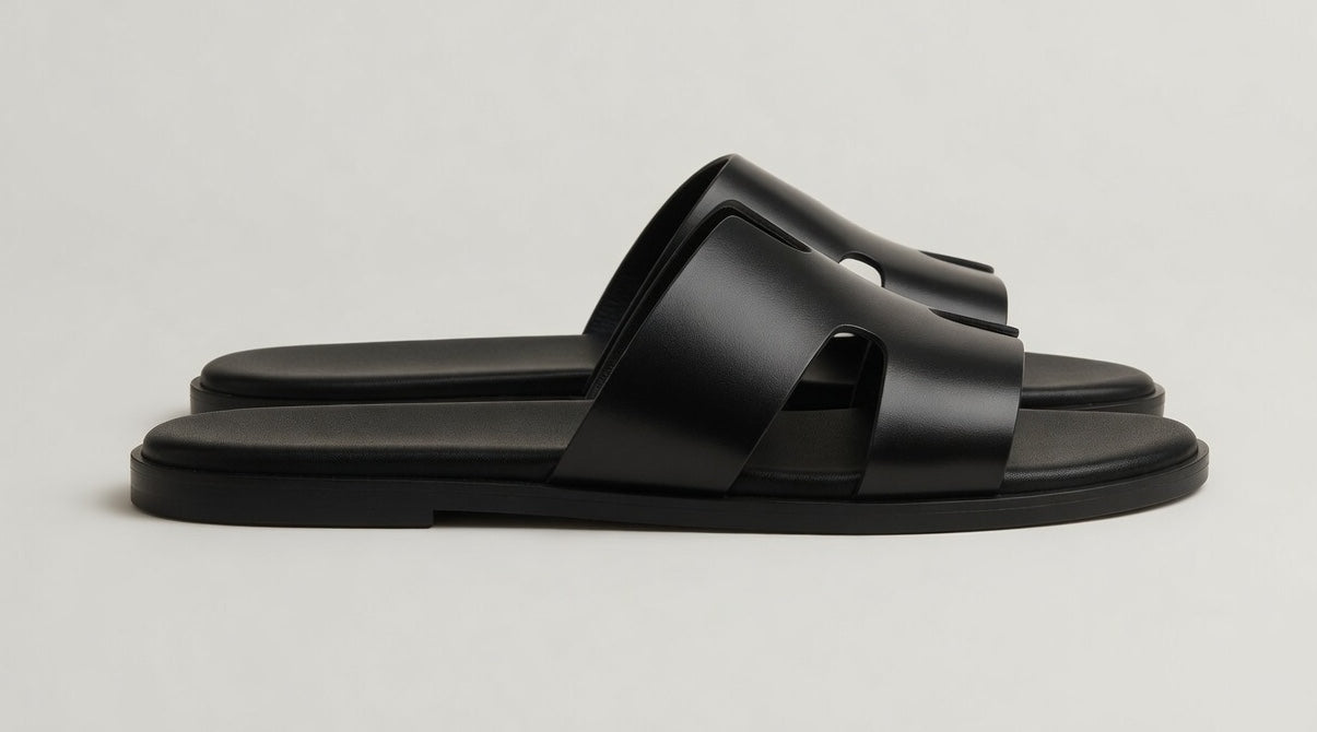 NERO BLACK | LEATHER SANDAL