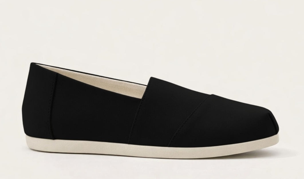 ARIA BLACK | FABRIC SLIP ON