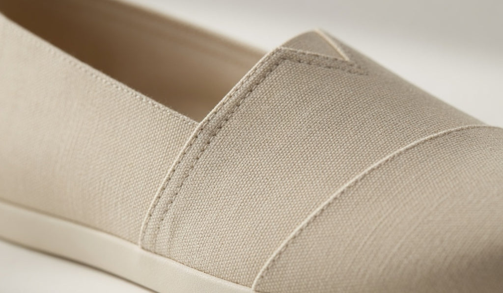 ARIA BEIGE | FABRIC SLIP ON