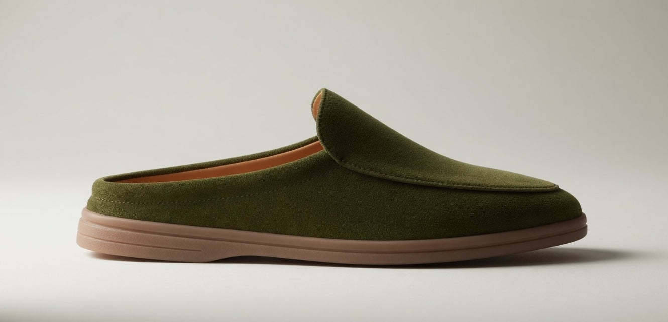 SIENNA OLIVE | SUEDE LEATHER MULE