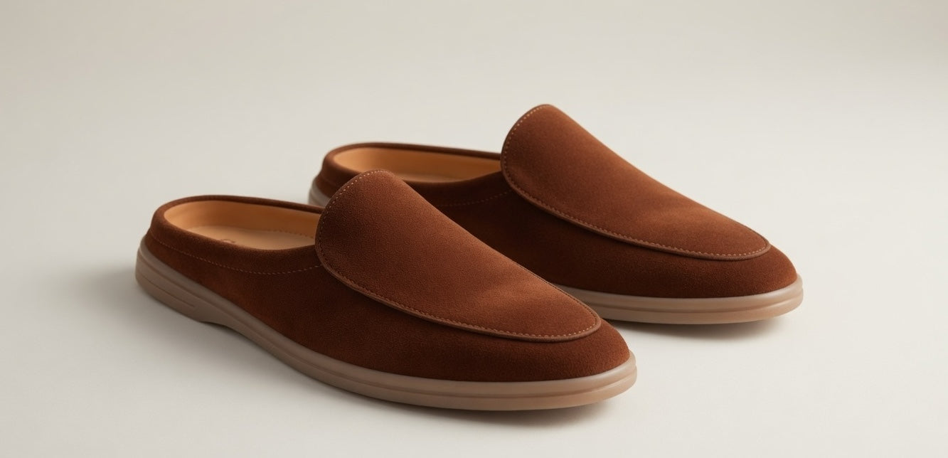 SIENNA BROWN | SUEDE LEATHER MULE