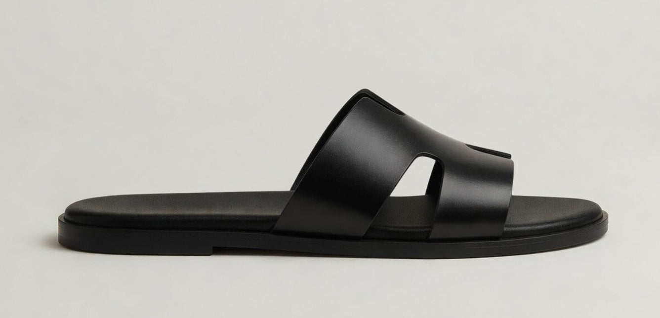 NERO BLACK | LEATHER SANDAL