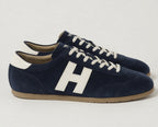 VARSITY NAVY | SUEDE LEATHER LACEUP TRAINER