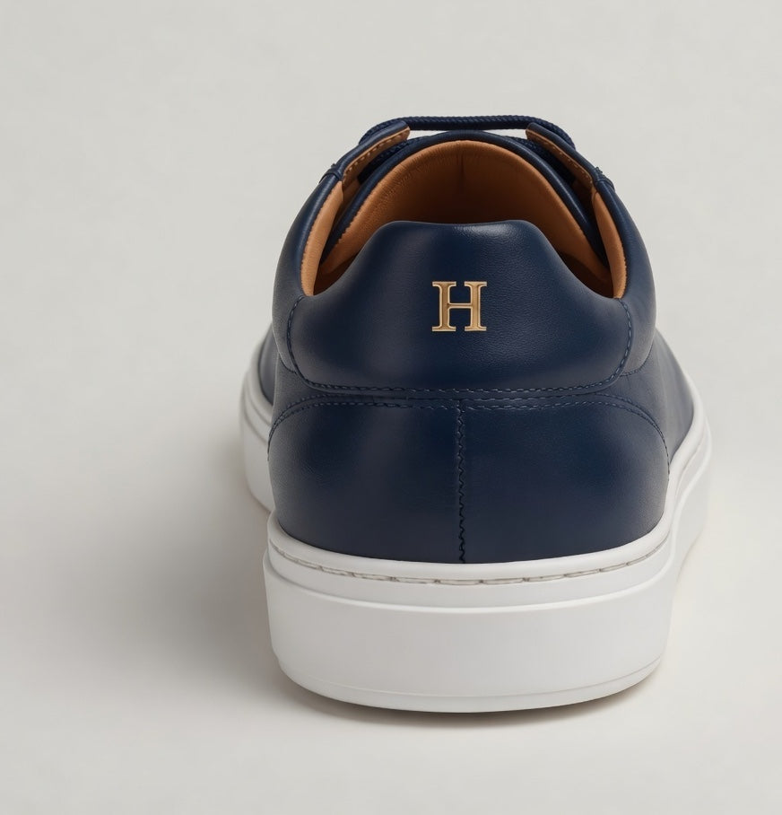 DALSTON NAVY | CLASSIC LEATHER SNEAKER