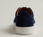 PECKHAM NAVY | SUEDE LEATHER MID RISE SNEAKER