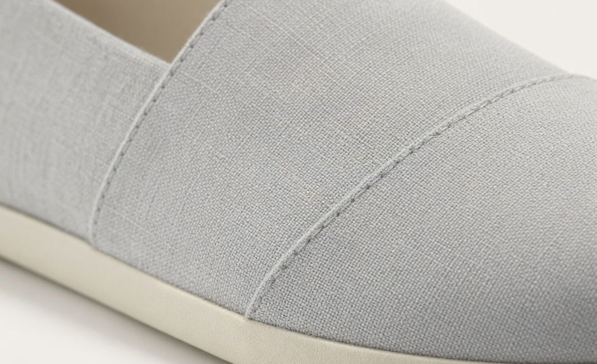 ARIA GREY | FABRIC SLIP ON