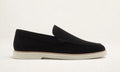 VELA BLACK | SUEDE LEATHER SLIP ON LOAFER