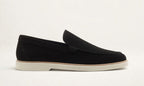 VELA BLACK | SUEDE LEATHER SLIP ON LOAFER