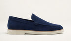 VELA NAVY | SUEDE LEATHER SLIP ON LOAFER