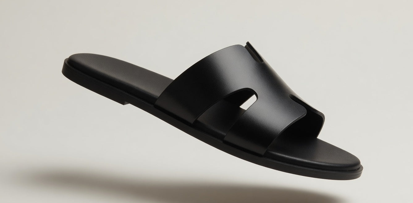 NERO BLACK | LEATHER SANDAL