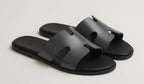 NERO GREY | LEATHER STRAP SANDAL