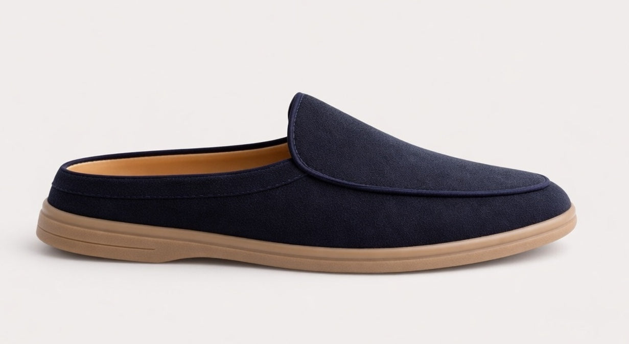 SIENNA NAVY | SUEDE LEATHER MULE