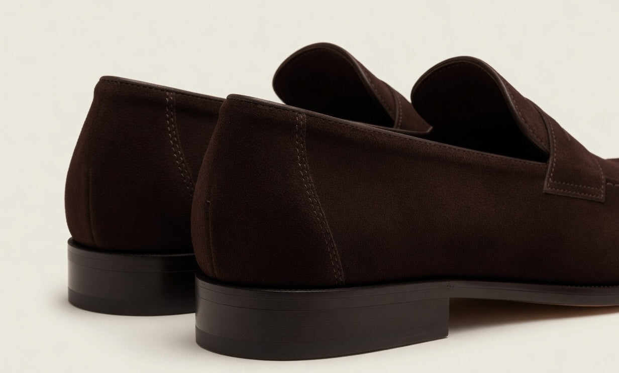 PIENO BROWN | SUEDE LEATHER PENNY LOAFER