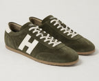 VARSITY OLIVE | SUEDE LEATHER LACEUP TRAINER