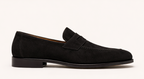 PIENO BLACK | SUEDE LEATHER PENNY LOAFER