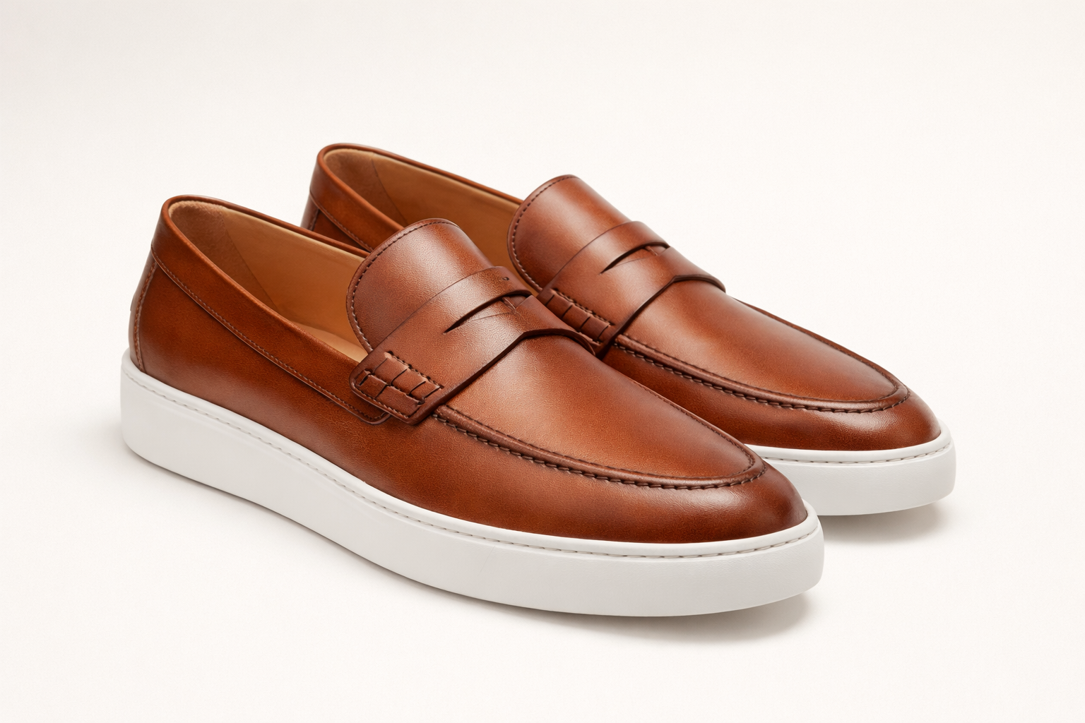 FUSO TAN | LEATHER SLIP-ON LOAFER