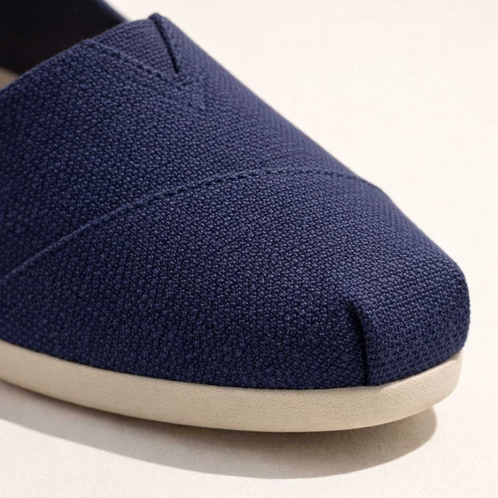 ARIA NAVY | FABRIC SLIP ON