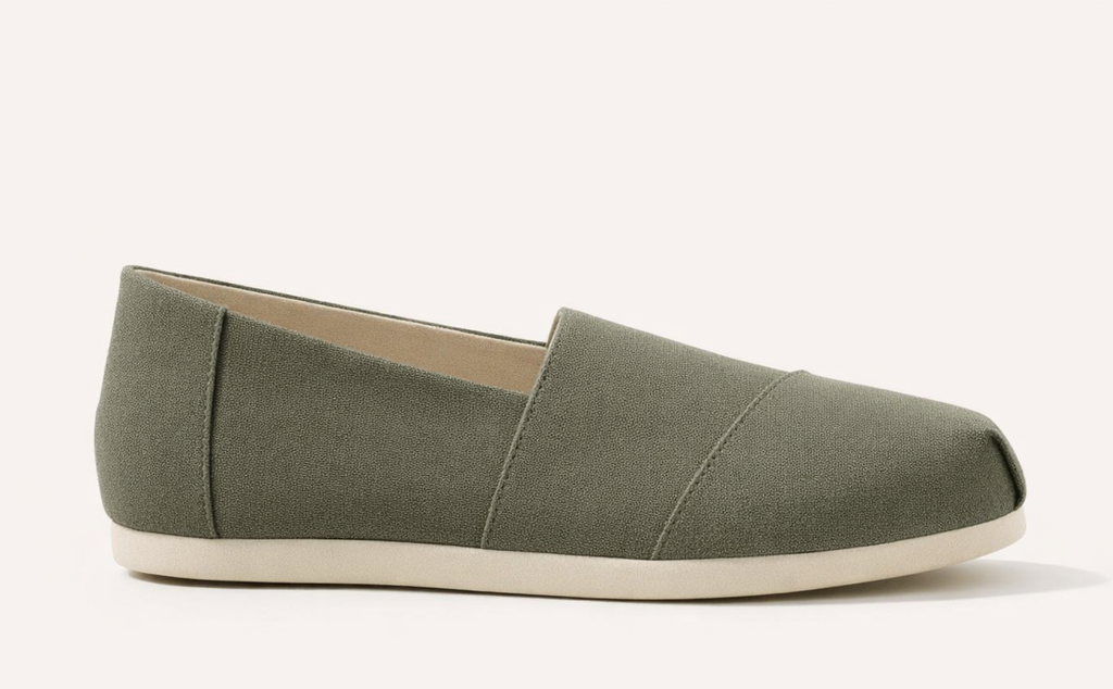 ARIA OLIVE | FABRIC SLIP ON