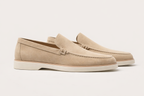 VELA BEIGE | SUEDE LEATHER SLIP ON LOAFER