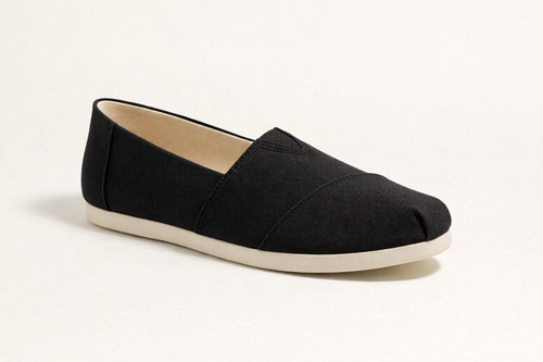 ARIA BLACK | FABRIC SLIP ON