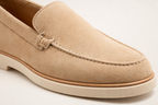 VELA BEIGE | SUEDE LEATHER SLIP ON LOAFER