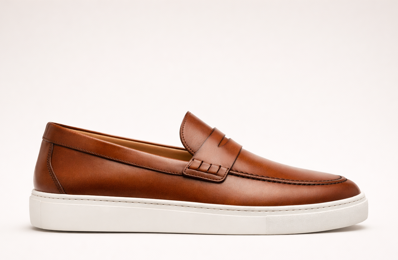 FUSO TAN | LEATHER SLIP-ON LOAFER