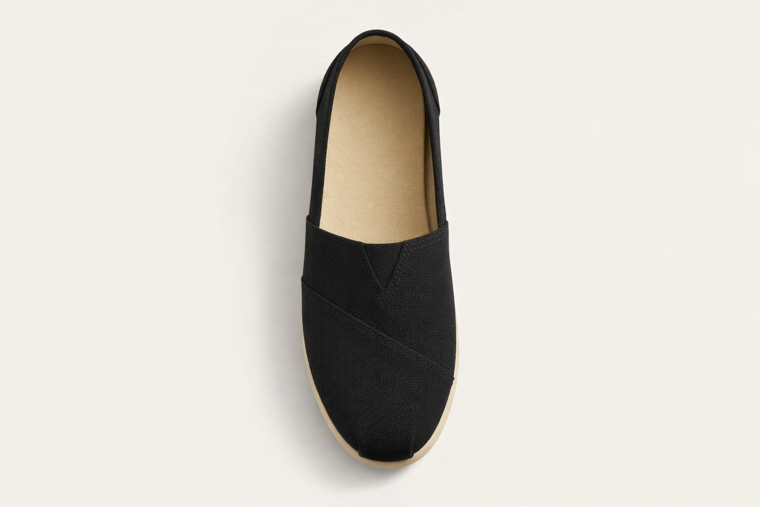 ARIA BLACK | FABRIC SLIP ON