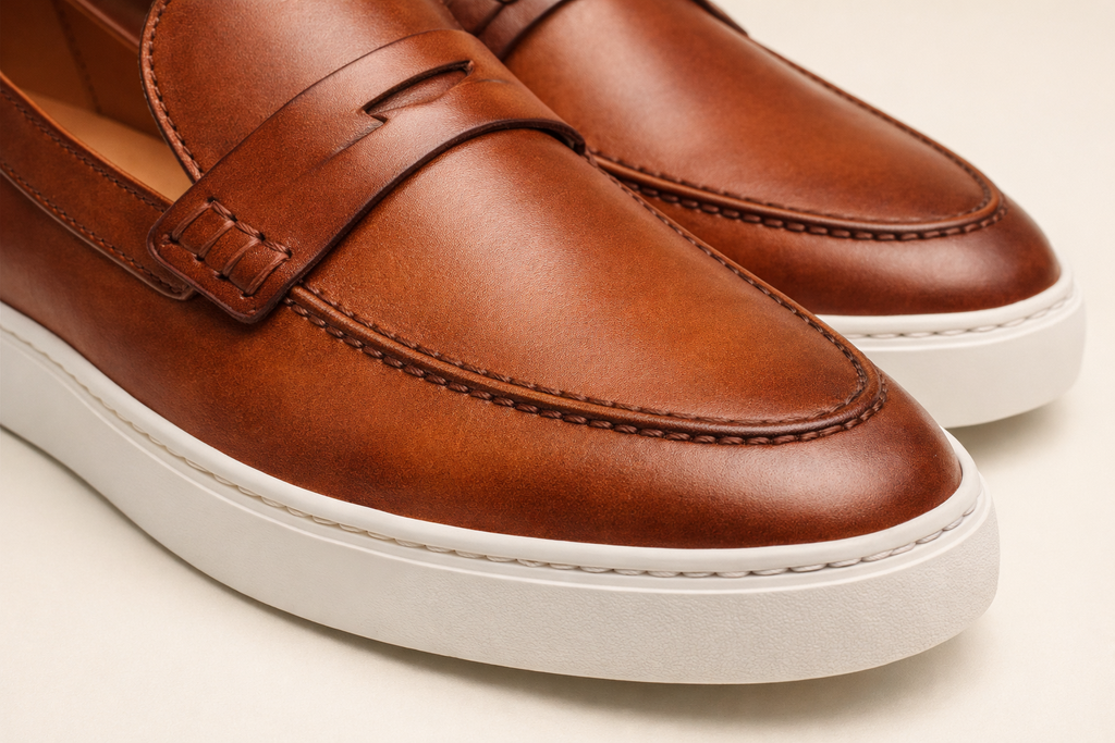 FUSO TAN | LEATHER SLIP-ON LOAFER