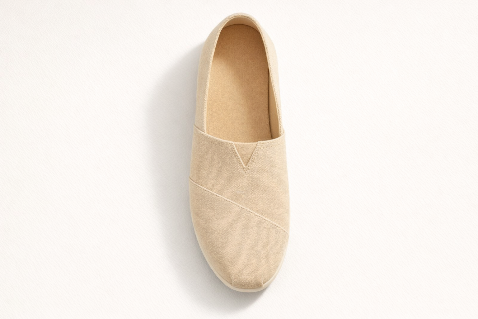 ARIA BEIGE | FABRIC SLIP ON