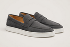 GREZZO CHARCOAL GREY | SUEDE LEATHER SLIP ON LOAFER