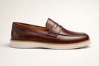 GRANO BROWN | LEATHER SLIP ON LOAFER