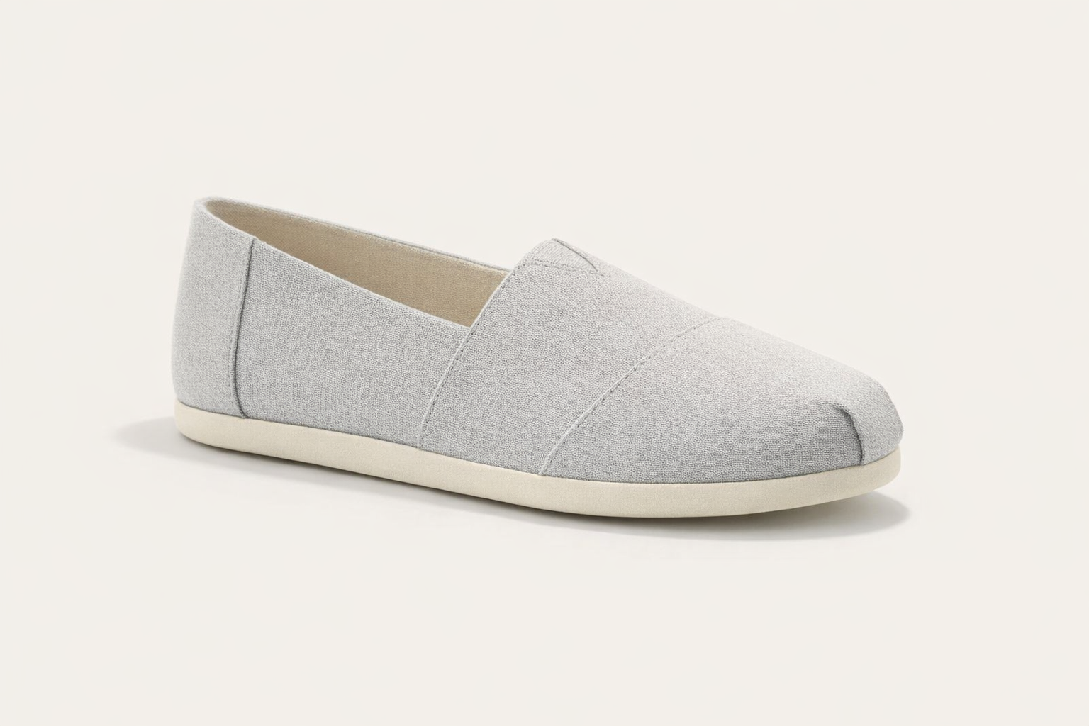 ARIA GREY | FABRIC SLIP ON