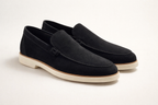 VELA BLACK | SUEDE LEATHER SLIP ON LOAFER