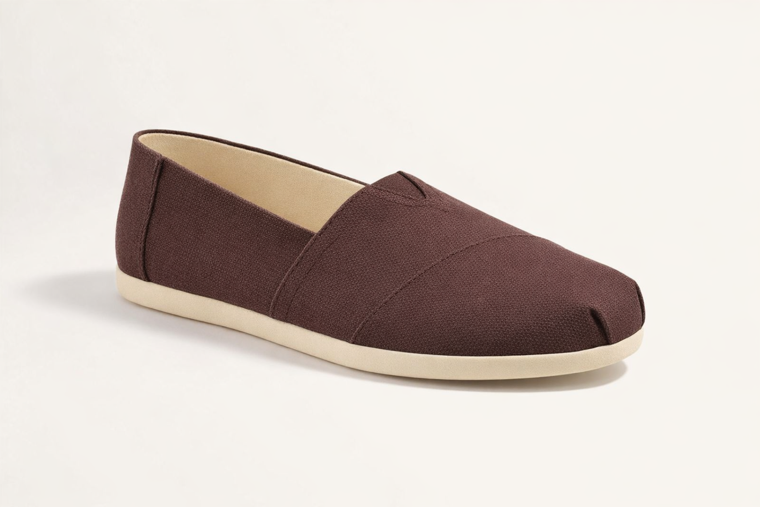 ARIA BROWN | FABRIC SLIP ON