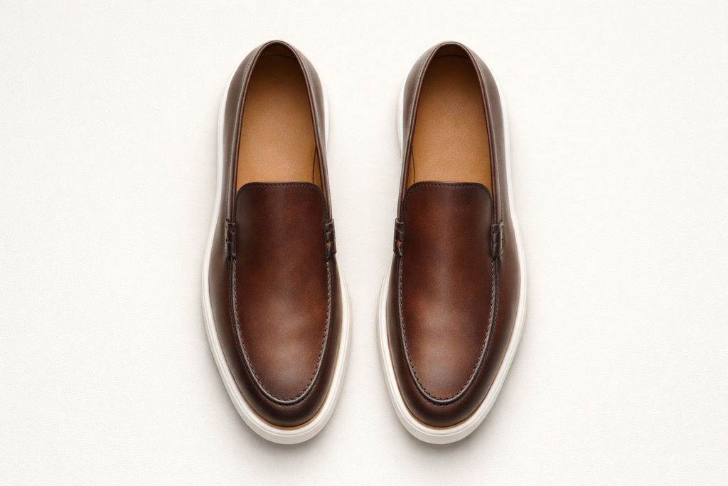 BRACE CLASSIC BROWN | LEATHER PENNY LOAFER
