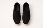 VELA BLACK | SUEDE LEATHER SLIP ON LOAFER