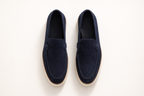 VELA NAVY | SUEDE LEATHER SLIP ON LOAFER