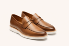 GRANO TAN | LEATHER SLIP ON LOAFER