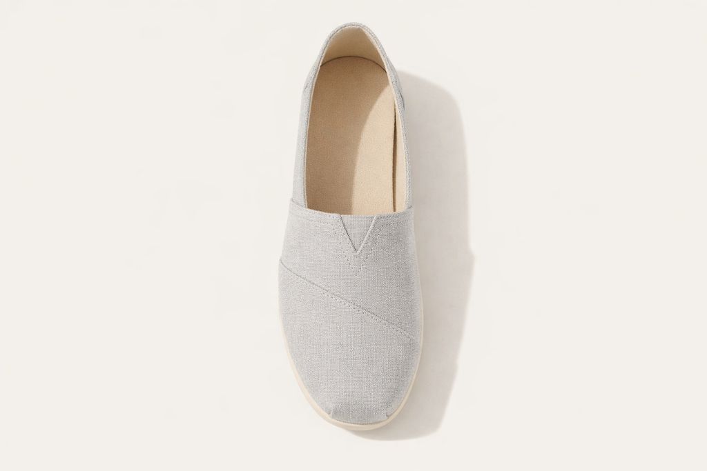 ARIA GREY | FABRIC SLIP ON