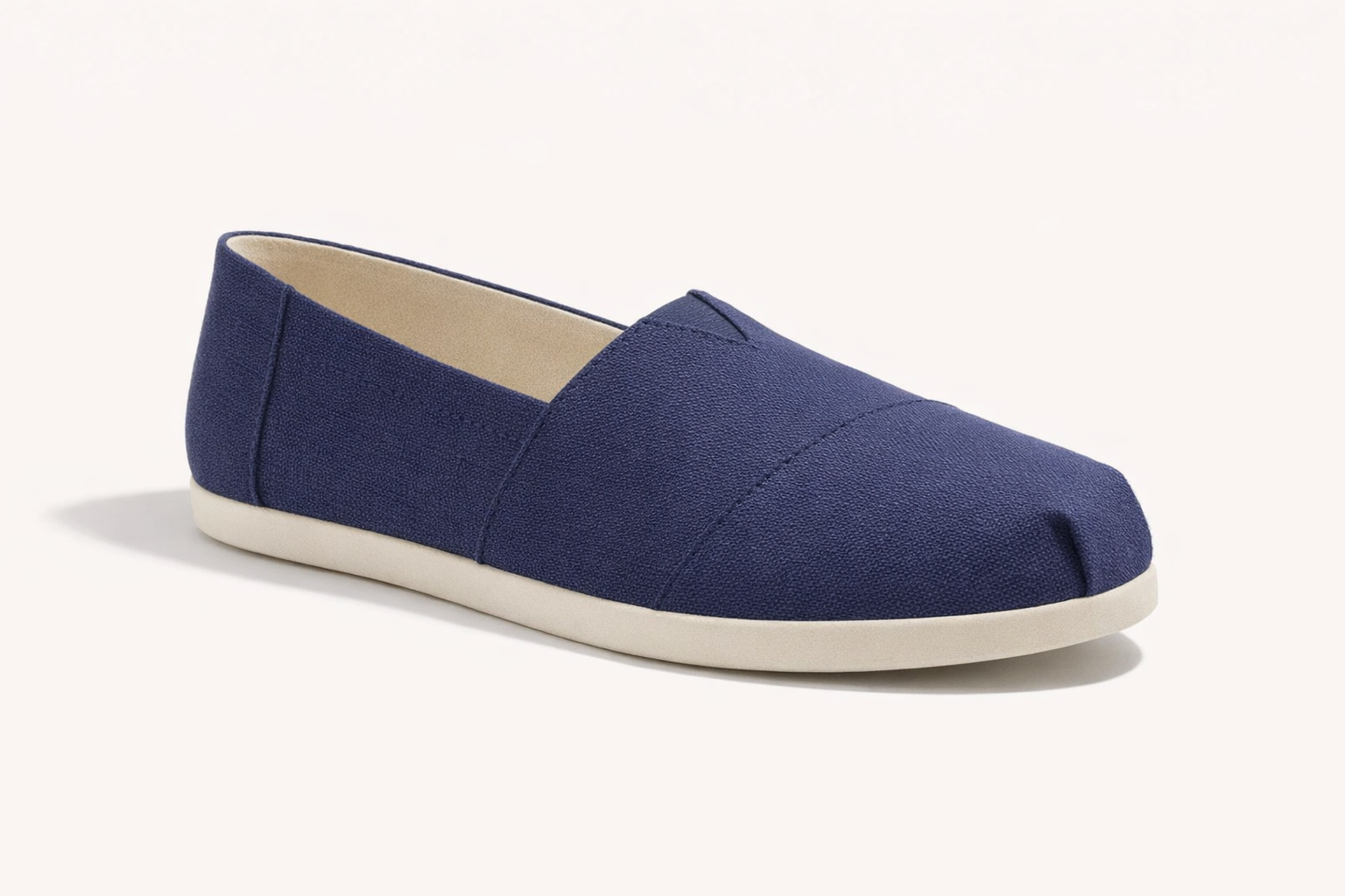 ARIA NAVY | FABRIC SLIP ON
