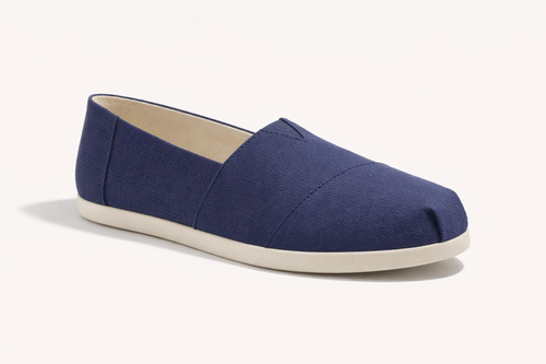 ARIA NAVY | FABRIC SLIP ON
