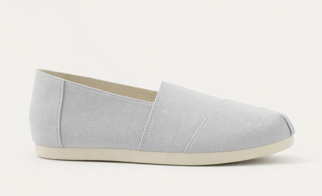 ARIA GREY | FABRIC SLIP ON