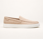 VELATO BEIGE | SUEDE LEATHER SLIP ON LOAFER