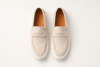 GREZZO BEIGE | SUEDE LEATHER SLIP ON LOAFER