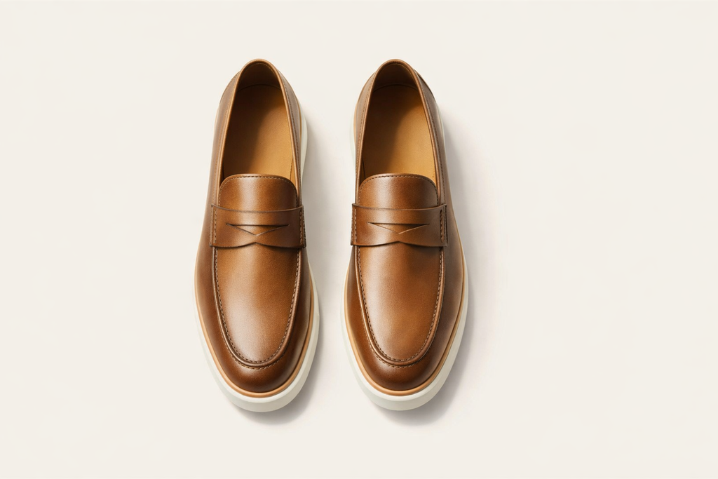 GRANO TAN | LEATHER SLIP ON LOAFER