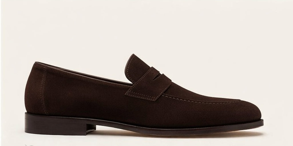 PIENO BROWN | SUEDE LEATHER PENNY LOAFER