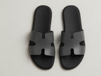 NERO GREY | LEATHER STRAP SANDAL